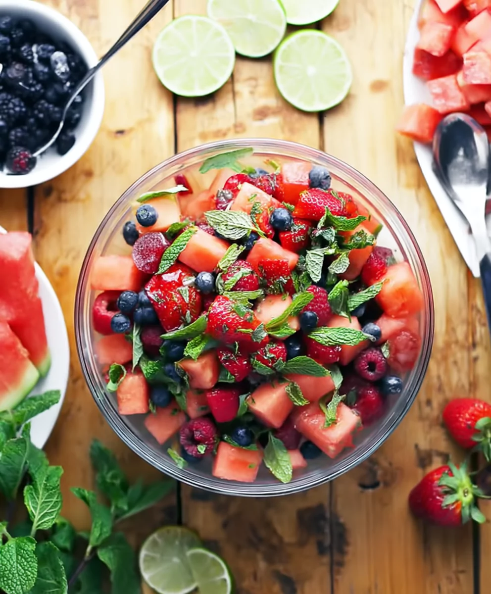 Berry Melon Fruit Salad – 5-Min Recipe for Fresh Delight