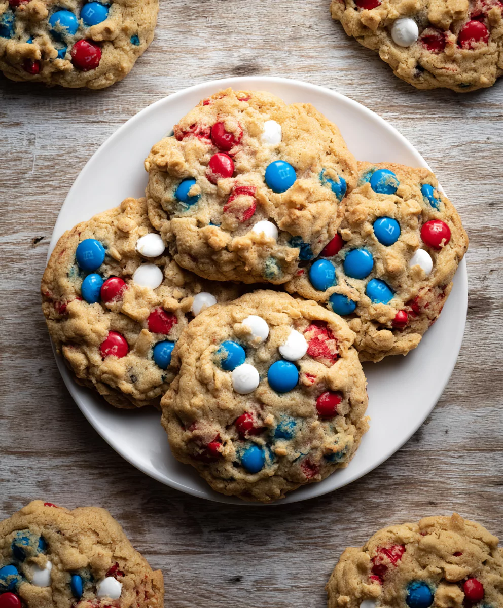 4th of July Monster Cookies Recipe for Your Patriotic Sweet Tooth