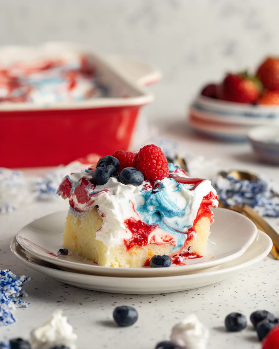 4th of July Poke Cake – Amazing Recipe with 5 Simple Steps