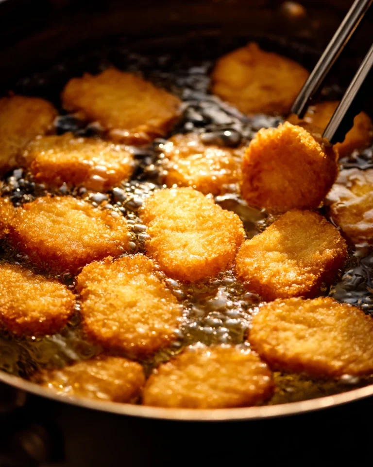 Frying Wendy’s copycat chicken nuggets at home
