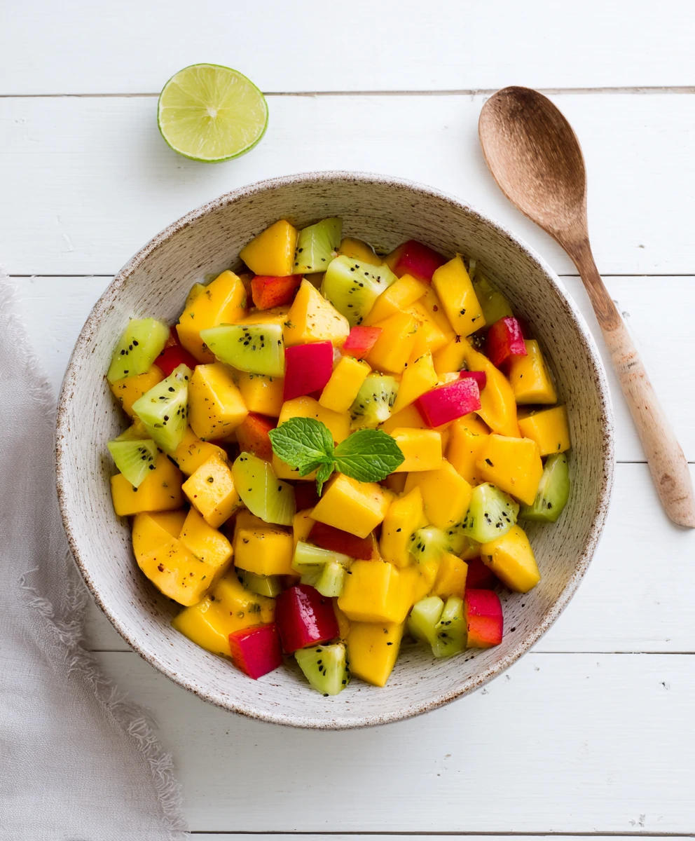 Kiwi Mango Fruit Salad – Quick, Fresh, and Full of Flavor