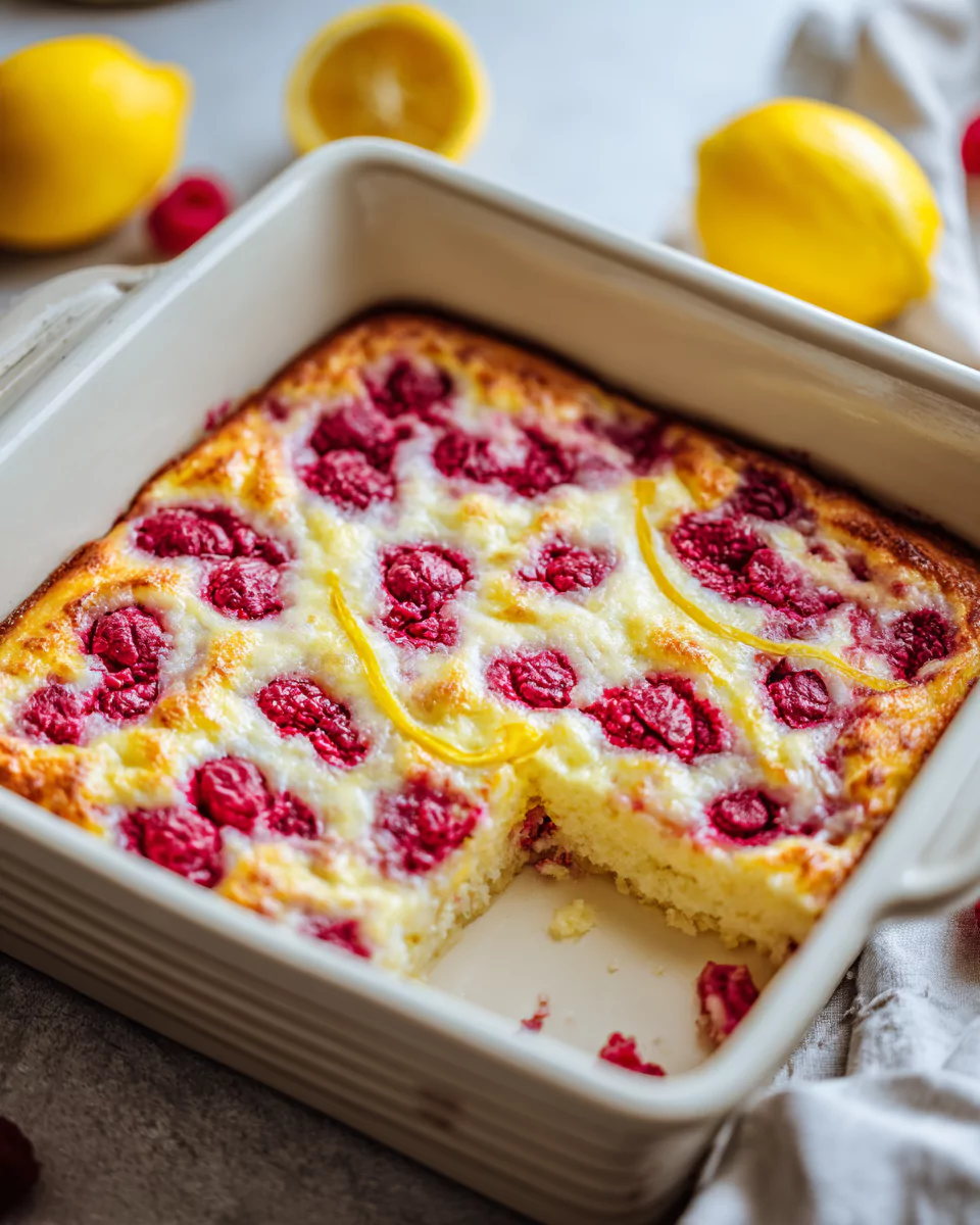 Lemon Raspberry Cottage Cheese Bake – 1 Light, Simple Favorite