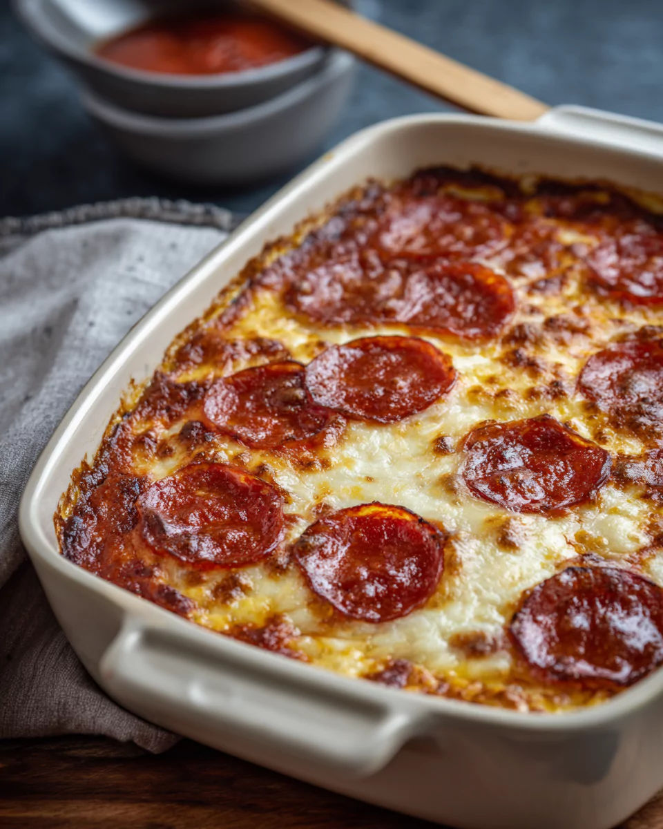 Pizza Style Cottage Cheese Bake – Easy Protein-Packed Dinner