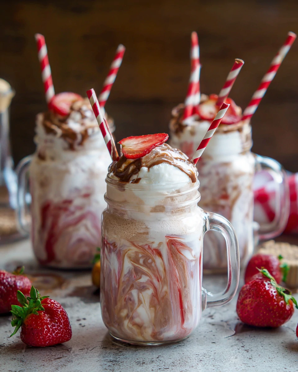 Copycat Strawberry Vanilla Frosty Swirl – Easy, Creamy Homemade Recipe