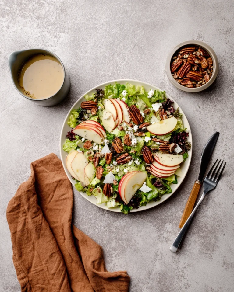 Served Wendy’s pecan apple salad copycat