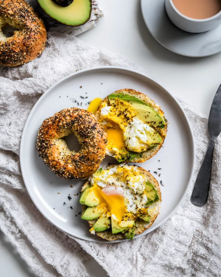 keto cottage cheese bagel sandwich