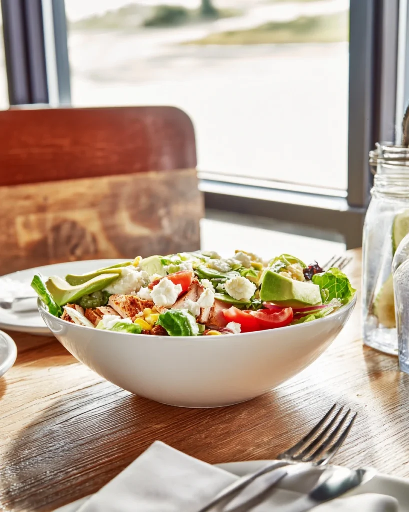 Wendy’s Cobb Salad in fast food bowl