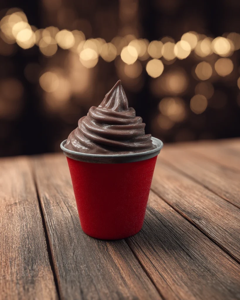 Wendy’s Frosty dairy dessert in red cup