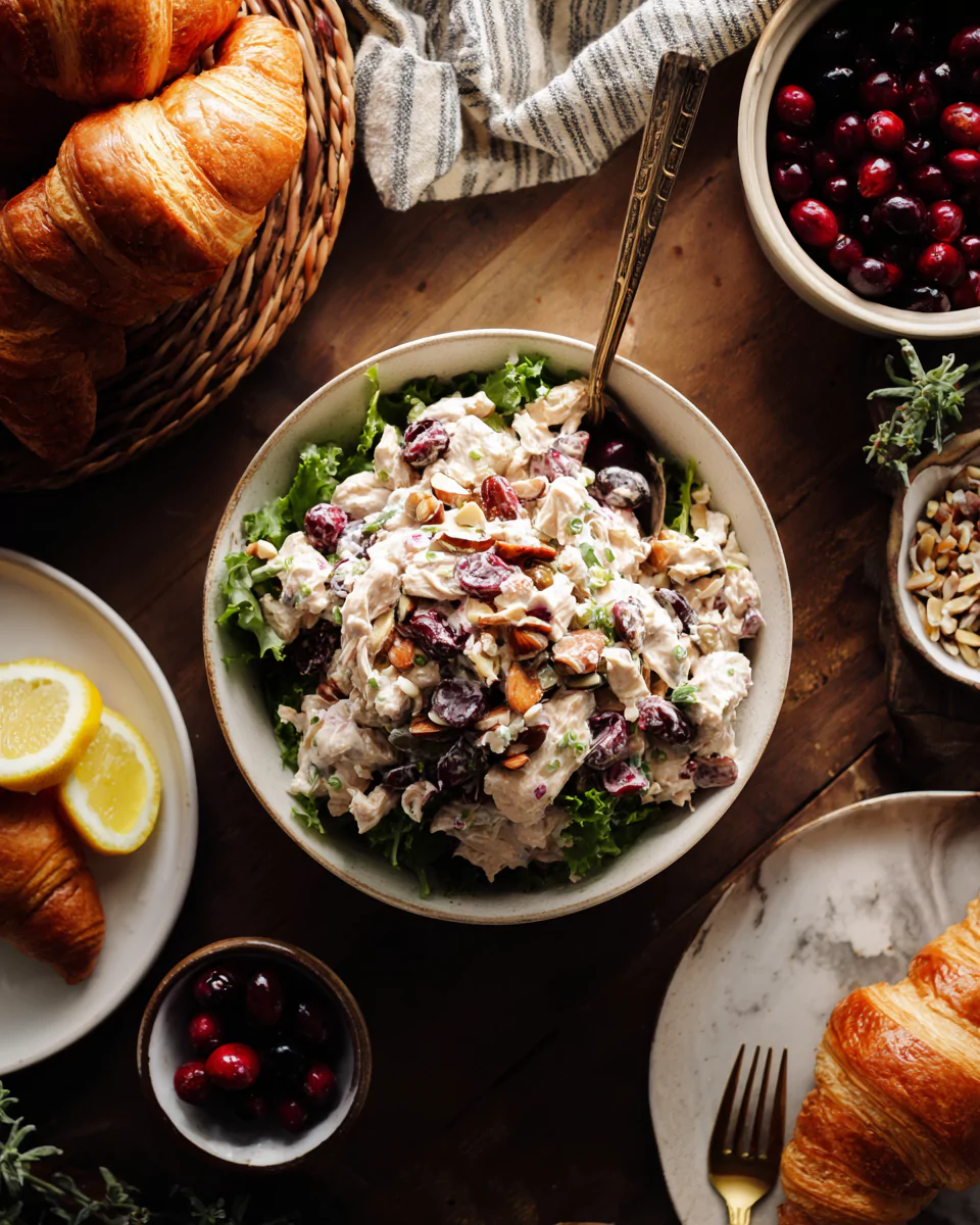 Cranberry Almond Chicken Salad: Easy, Creamy, and Perfect for Lunch