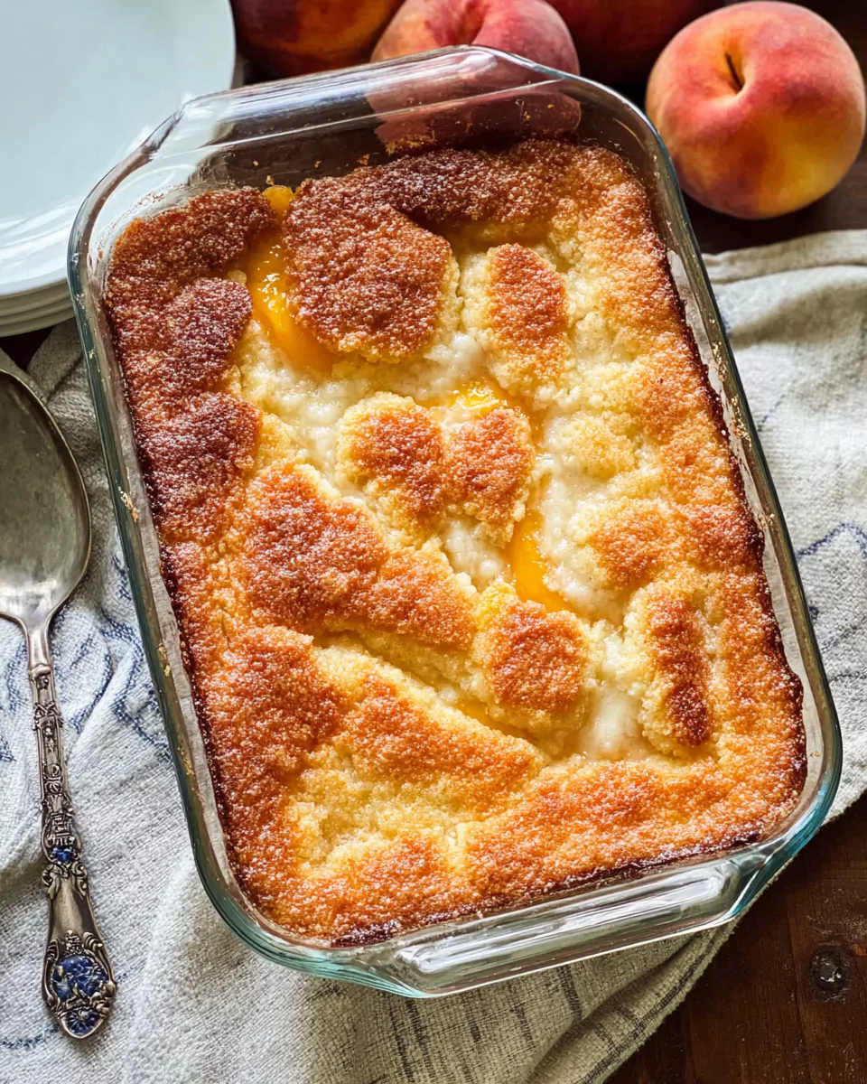 Old Fashioned Peach Cobbler – Sweet, Classic Southern Dessert