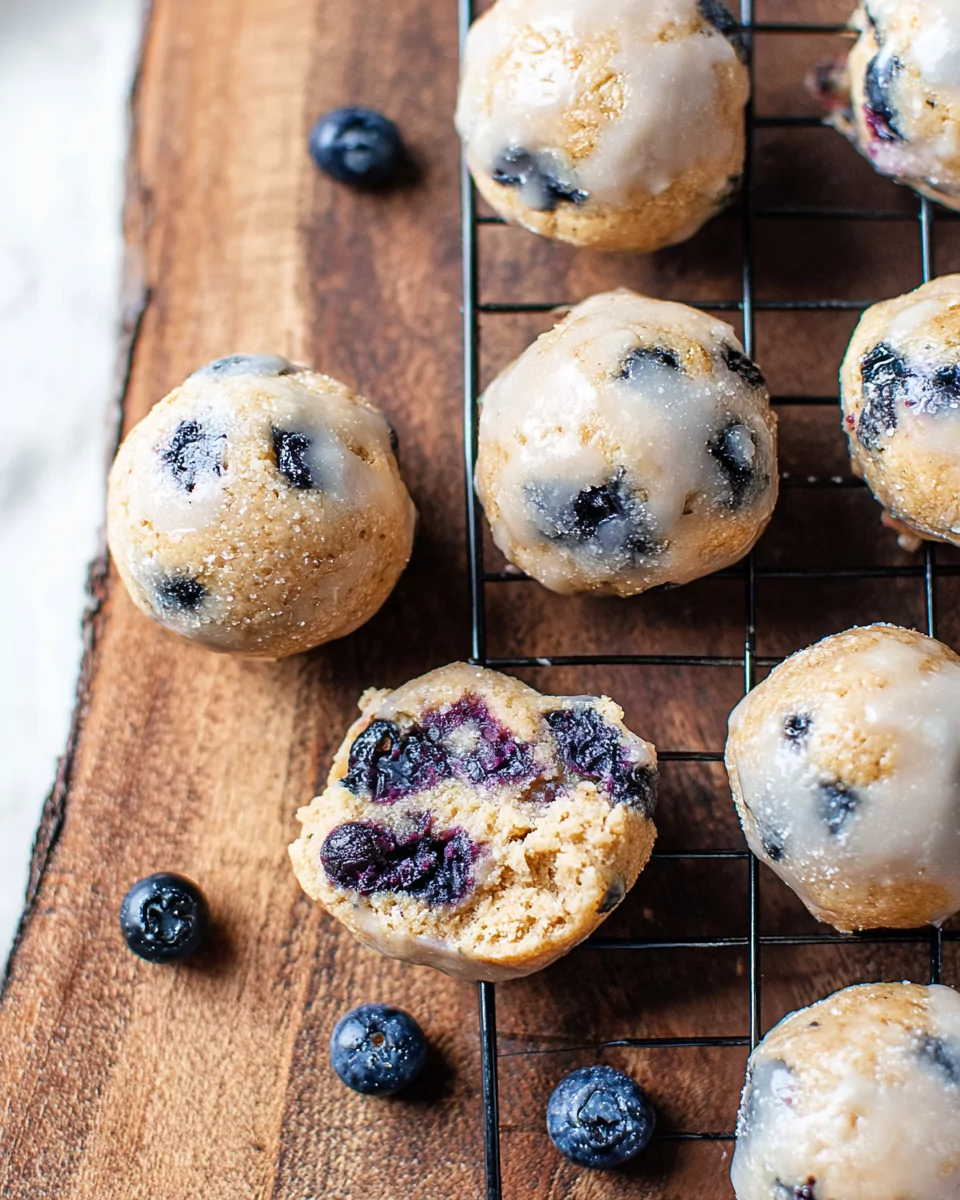 Keto Blueberry Donuts (With Cottage Cheese!)