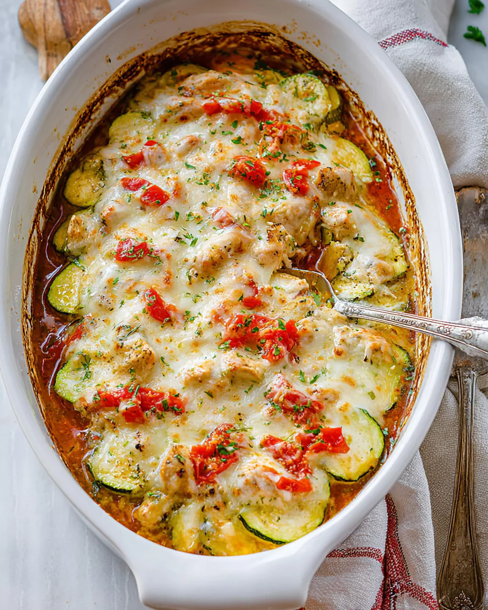Mediterranean Chicken Zucchini Bake: A Flavorful One-Pan Family Favorite