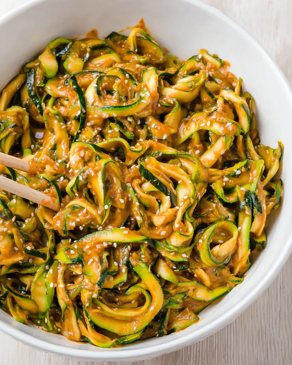 Chinese Zucchini Noodles Recipe – Spicy Garlic Zoodles in 20 Minutes
