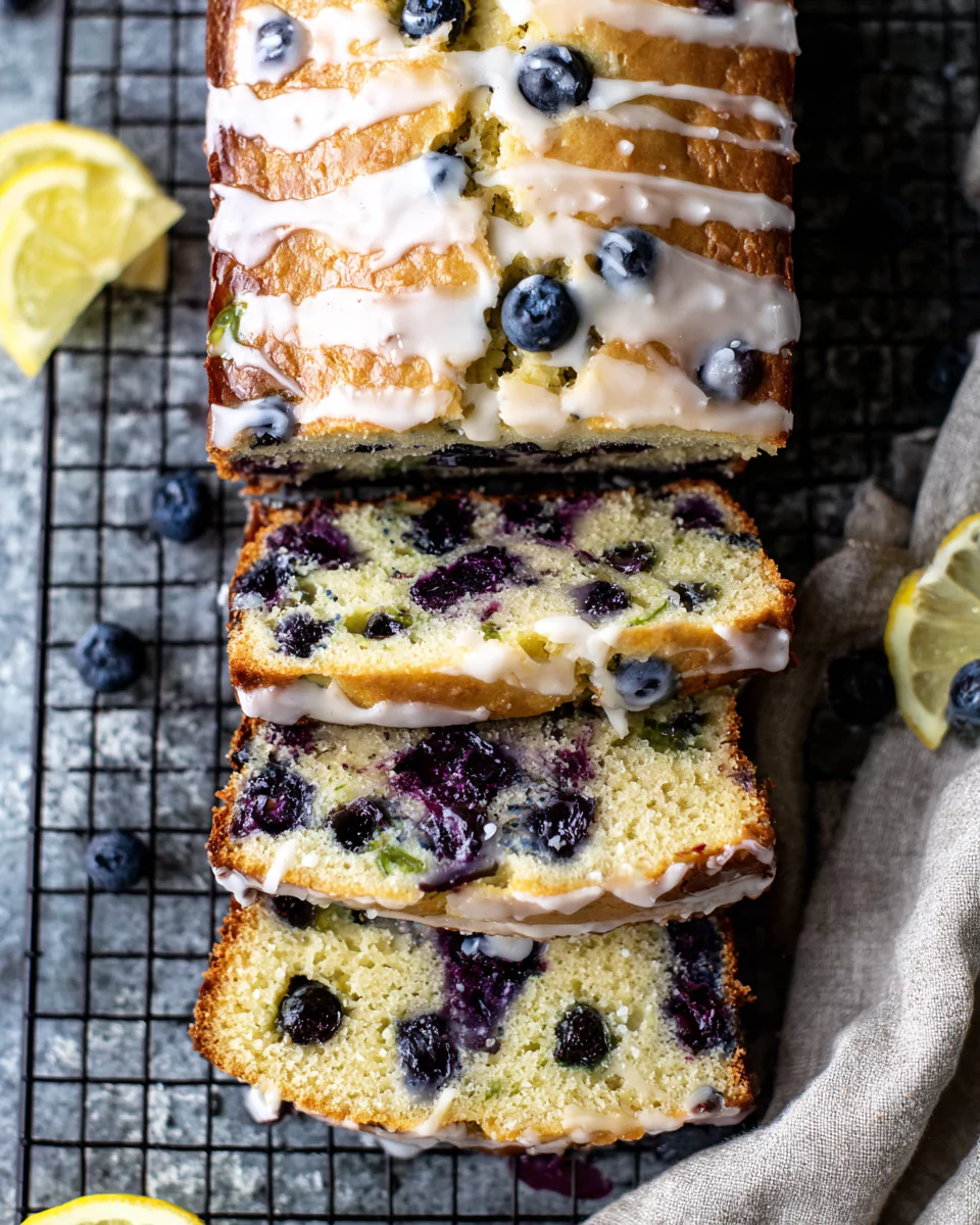 Lemon Blueberry Zucchini Bread That’s Bursting with Flavor