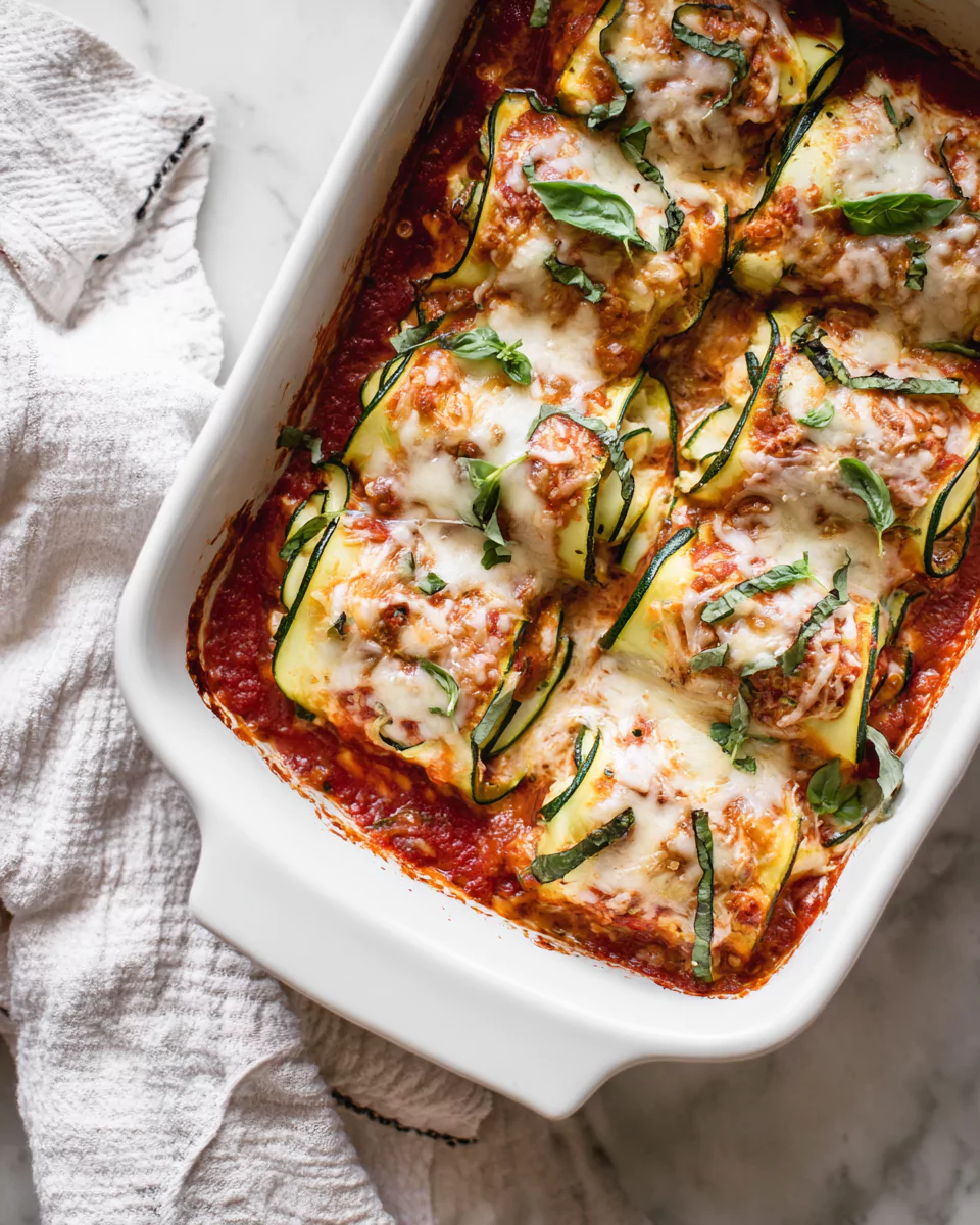 Zucchini Lasagna Roll Ups – A Delicious Low-Carb Family Favorite