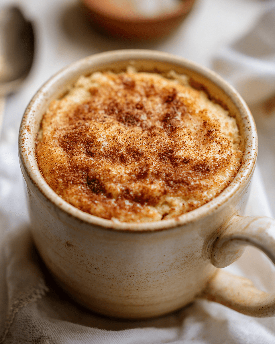 High Protein Churro Mug Cake Recipe You’ll Love