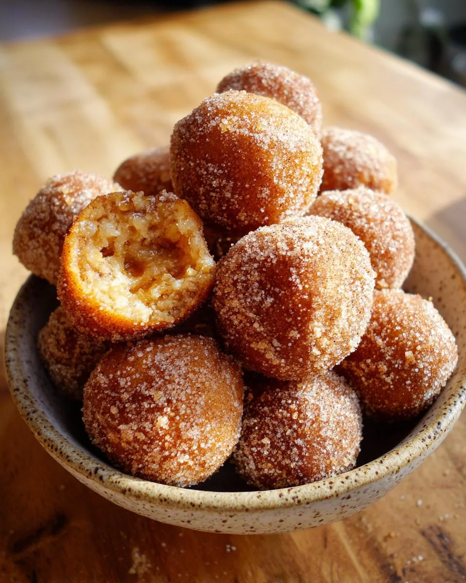 Air Fryer Pumpkin Donut Holes - detail 2