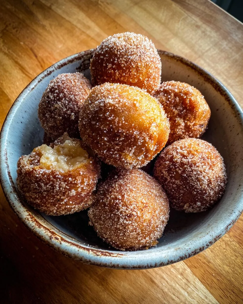 Air Fryer Pumpkin Donut Holes - detail 3