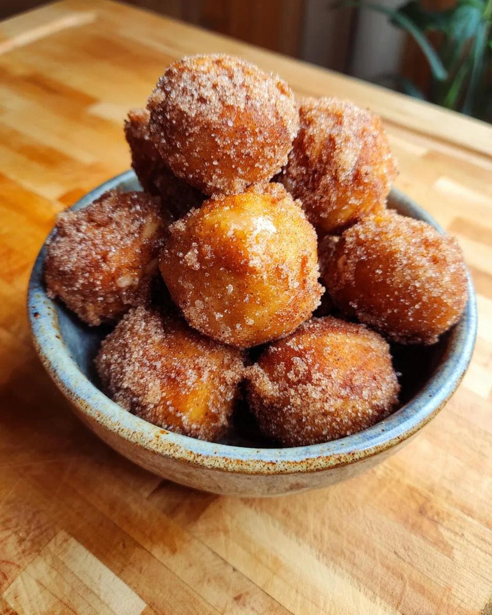 Air Fryer Pumpkin Donut Holes - detail 4