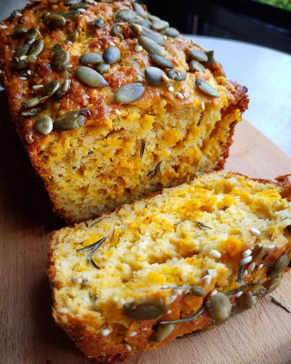 Cheddar Pumpkin Bread - detail 2
