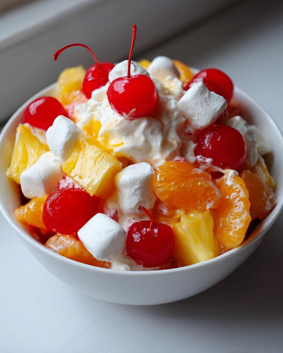 Cherry Pineapple Fruit Salad - detail 1