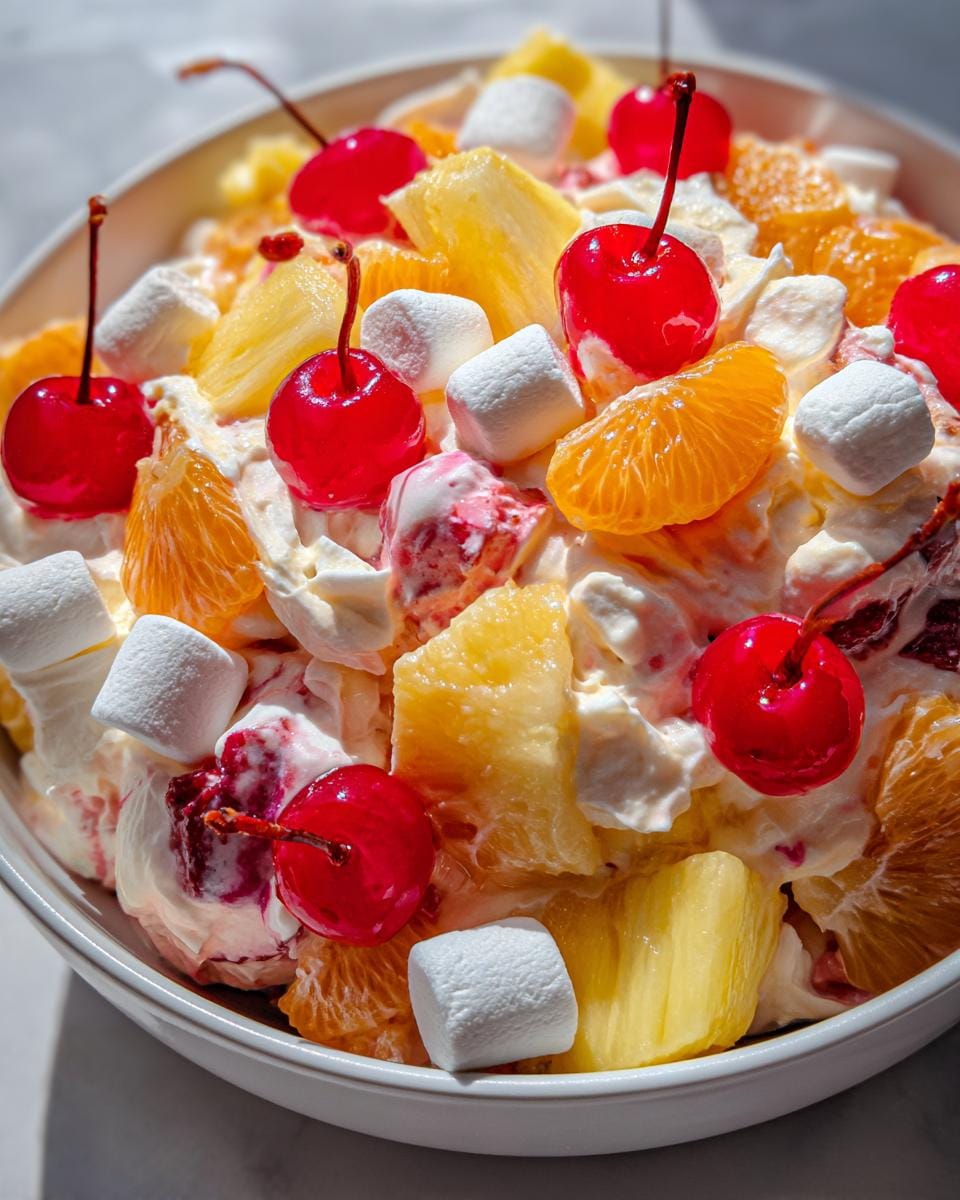 Cherry Pineapple Fruit Salad - detail 2