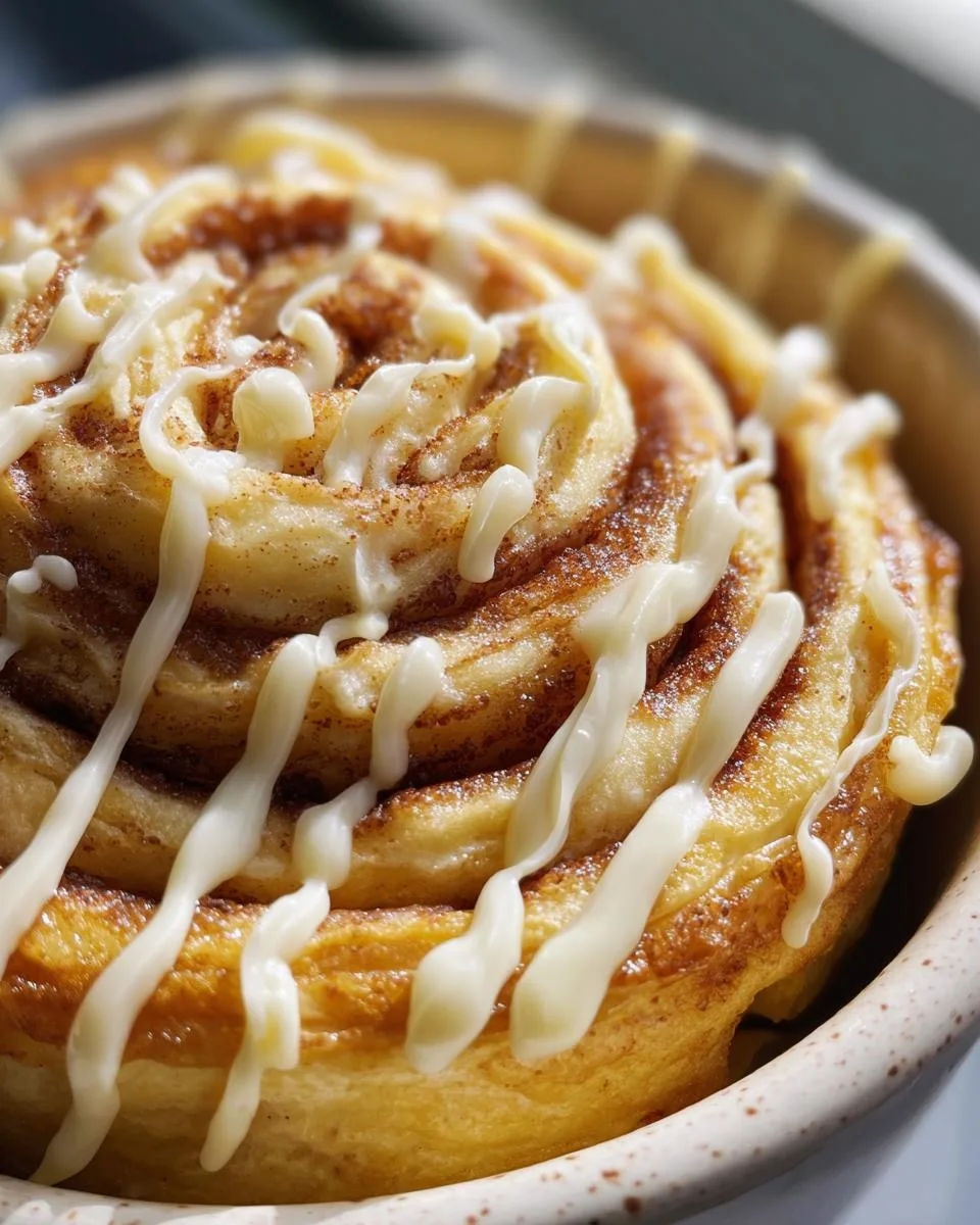 Cinnamon Roll Pancake Bowl - detail 3