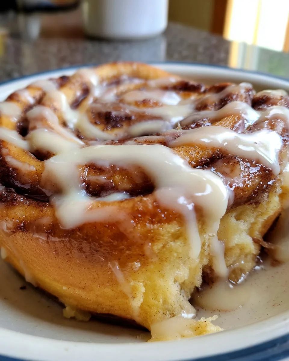 Cinnamon Roll Pancake Bowl - detail 4