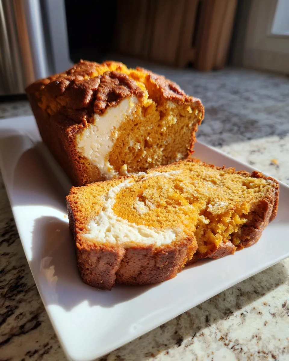 Cream Cheese Pumpkin Bread - detail 3