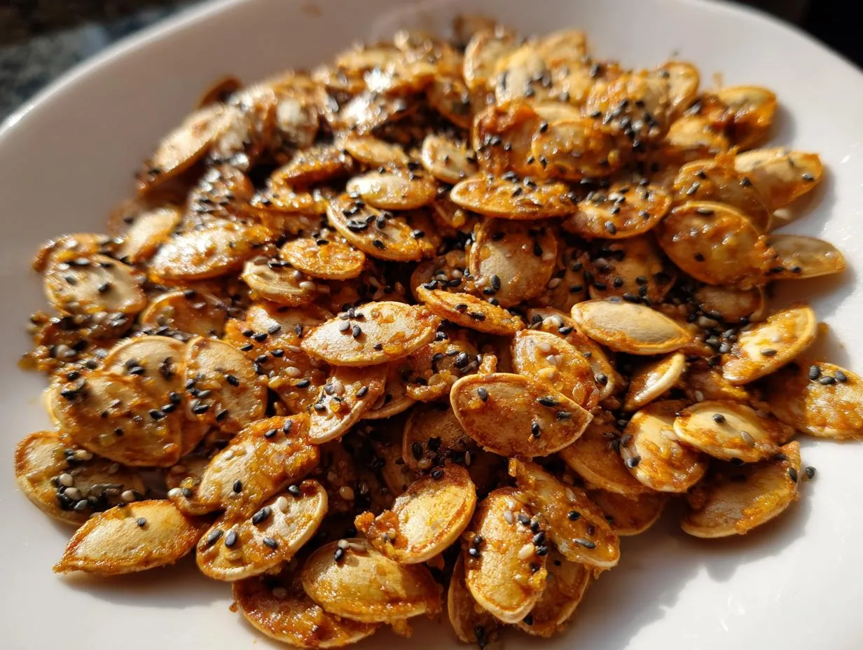 Irresistible Everything Bagel Pumpkin Seeds in 30 Minutes