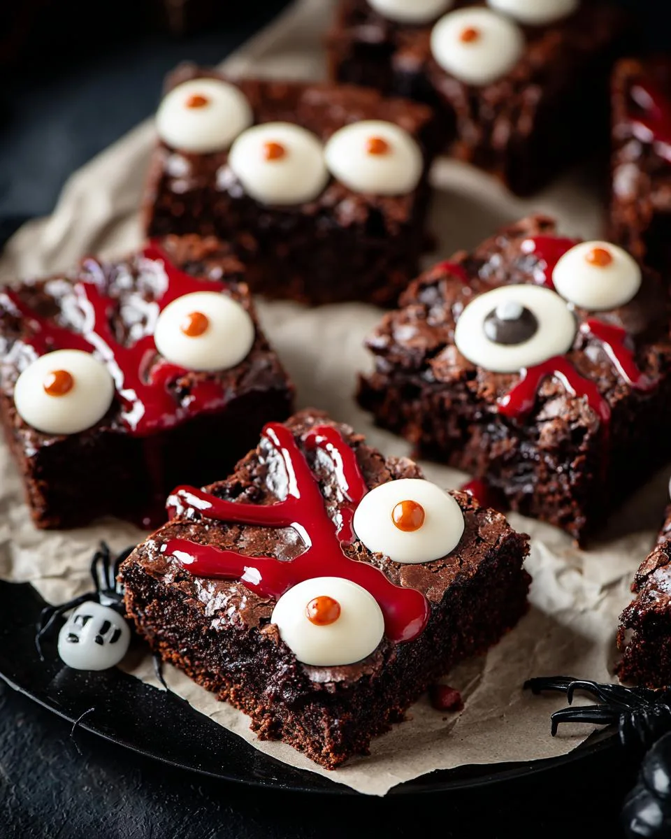 Eyeball Brownies - detail 1