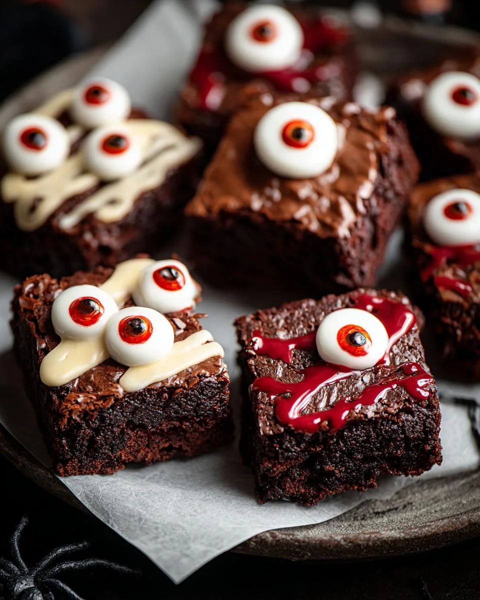 Eyeball Brownies - detail 2