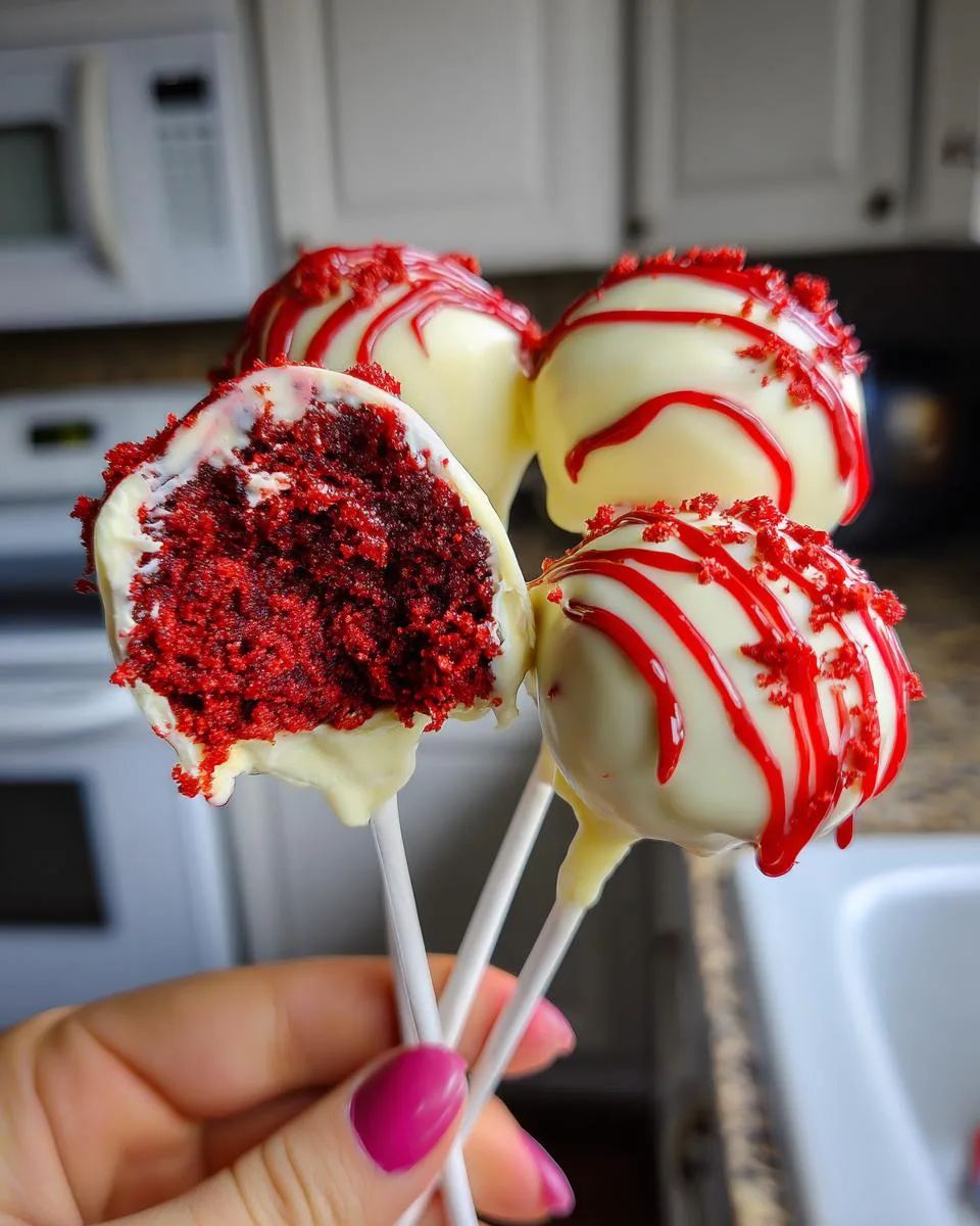Red Velvet Cake Pops - detail 1
