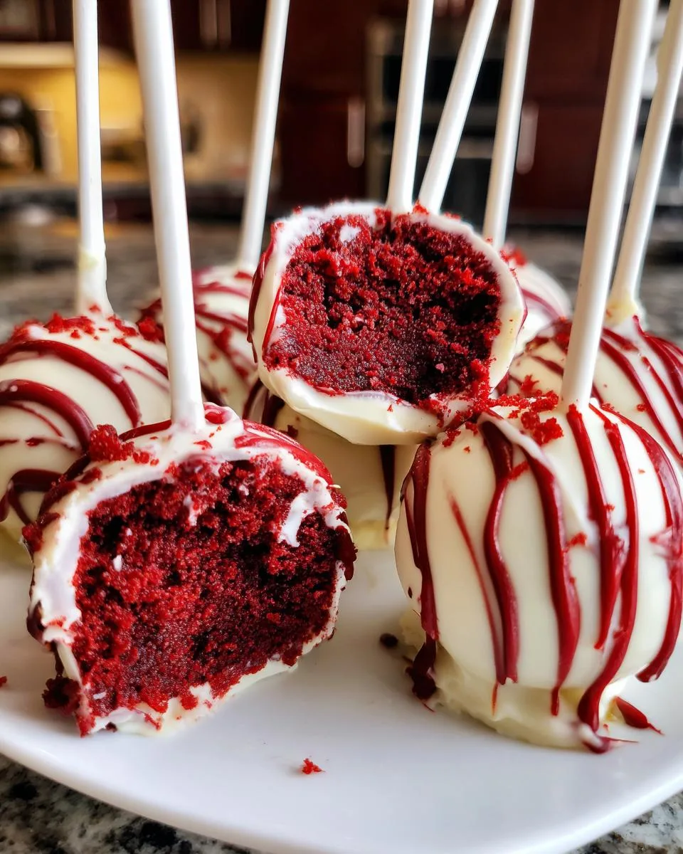 Red Velvet Cake Pops - detail 2