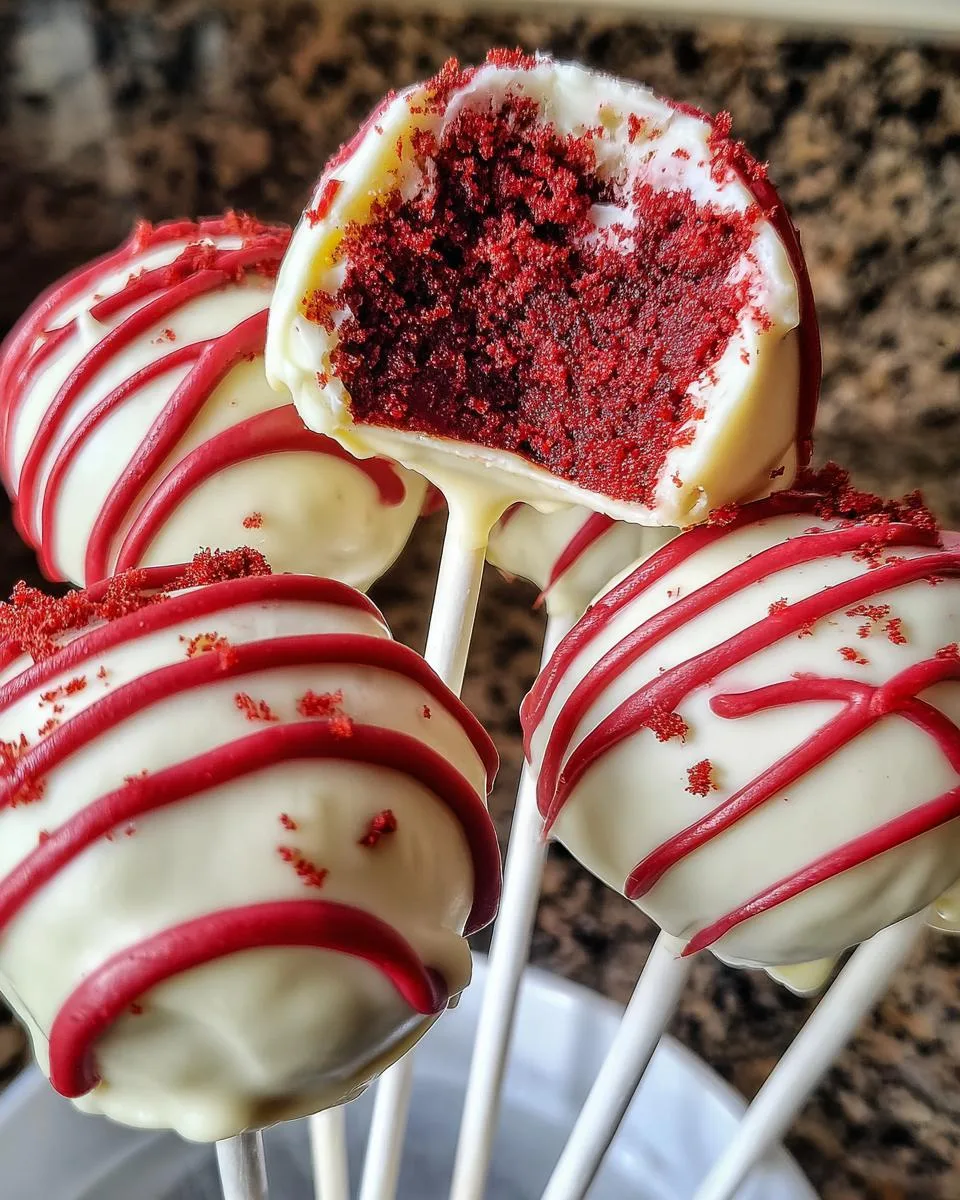 Red Velvet Cake Pops - detail 3
