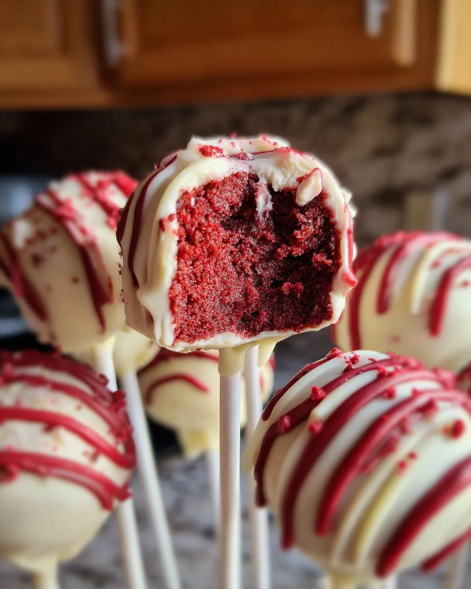 Red Velvet Cake Pops - detail 4