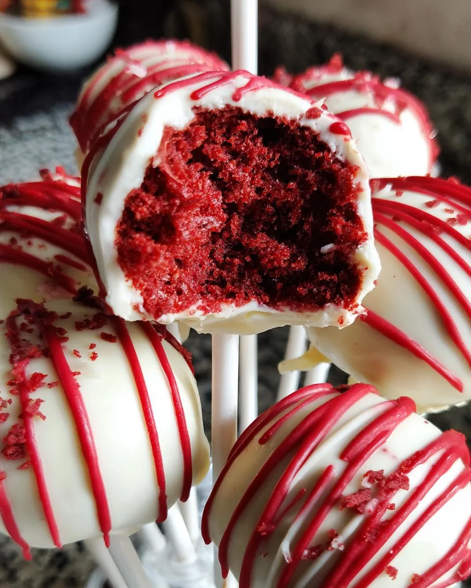 Red Velvet Cake Pops - detail 5