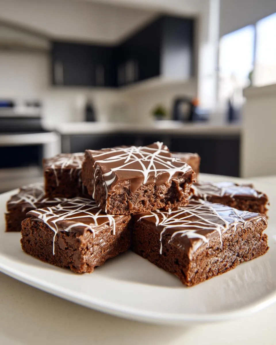 Spiderweb Brownies - detail 3