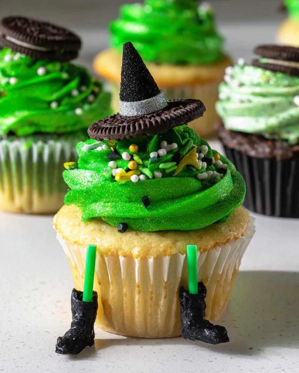Wicked Witch Cupcakes - detail 2