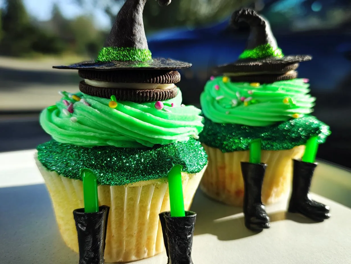 Spooky Wicked Witch Cupcakes Kids Will Devour in 5 Minutes