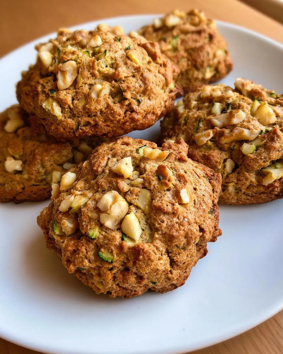Zucchini Cookies with Walnuts - detail 2