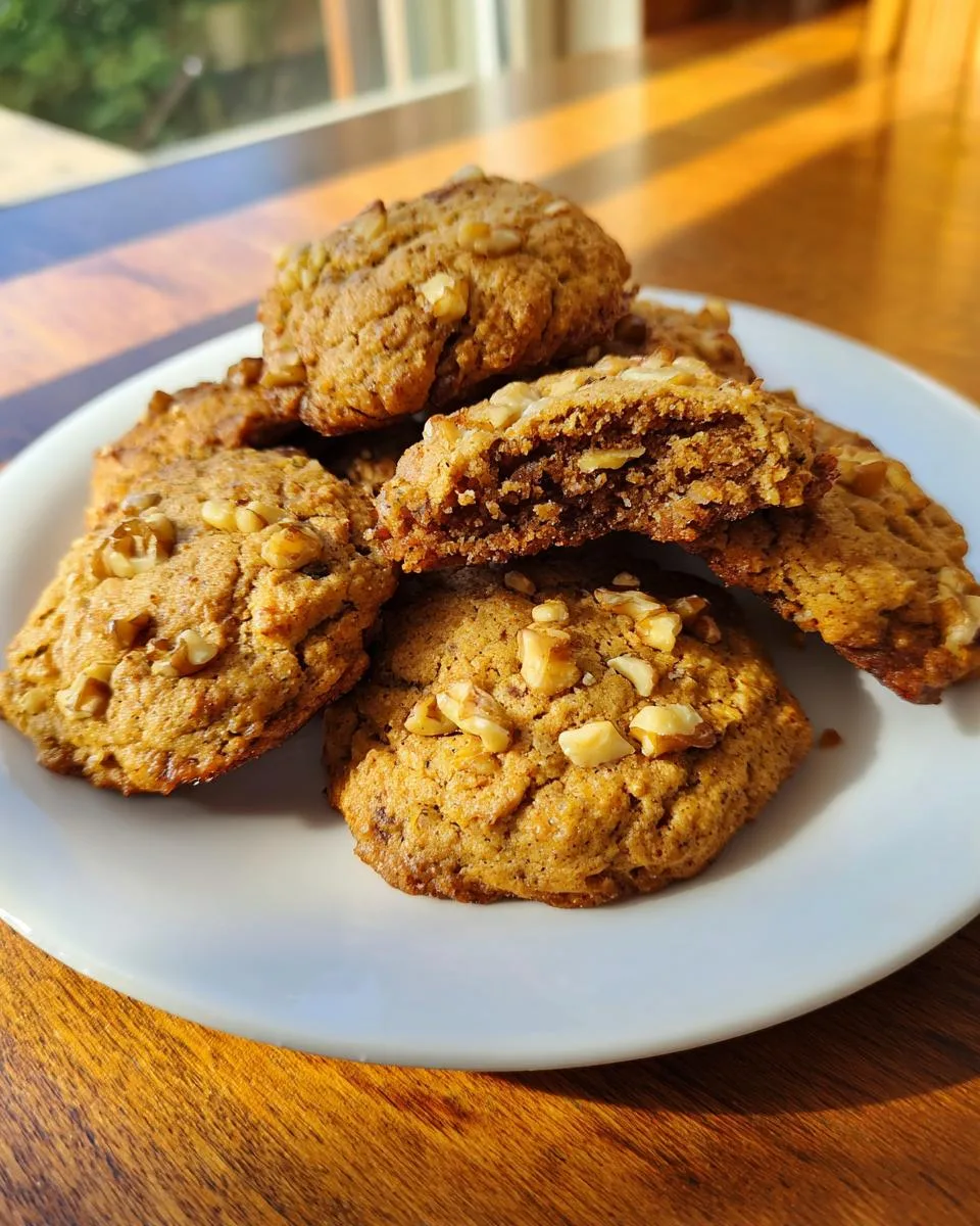 Zucchini Cookies with Walnuts - detail 3
