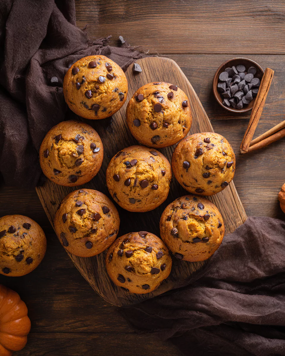 Pumpkin Chocolate Chip Muffins – The Perfect Fall Bake