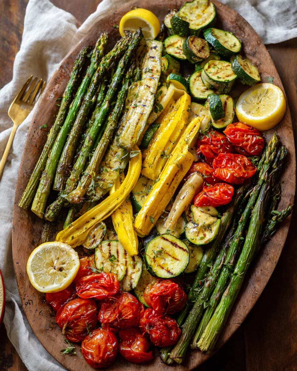 Asparagus with Zucchini and Squash – Fresh, Colorful & Healthy