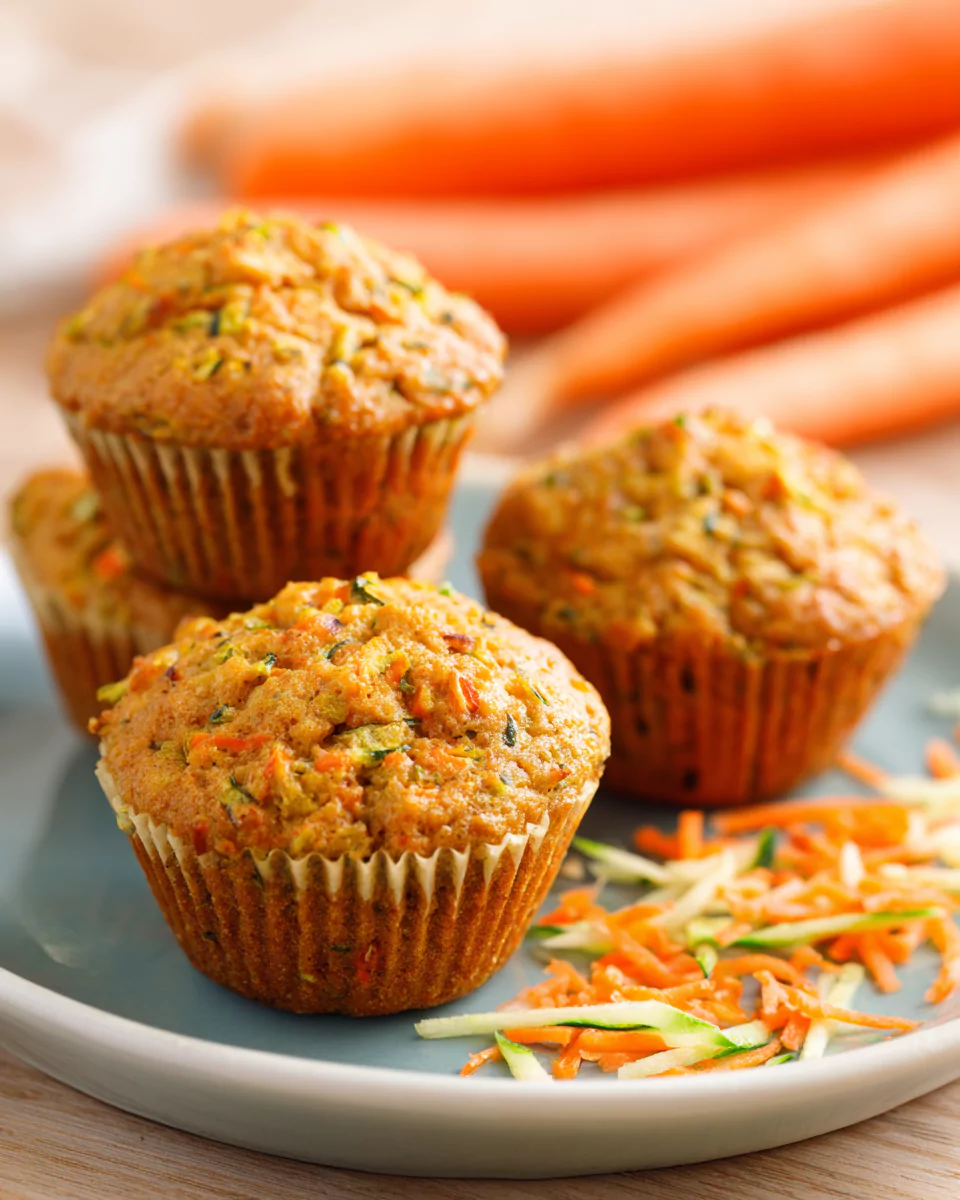Carrot Zucchini Muffins: Moist, Healthy & Family-Approved