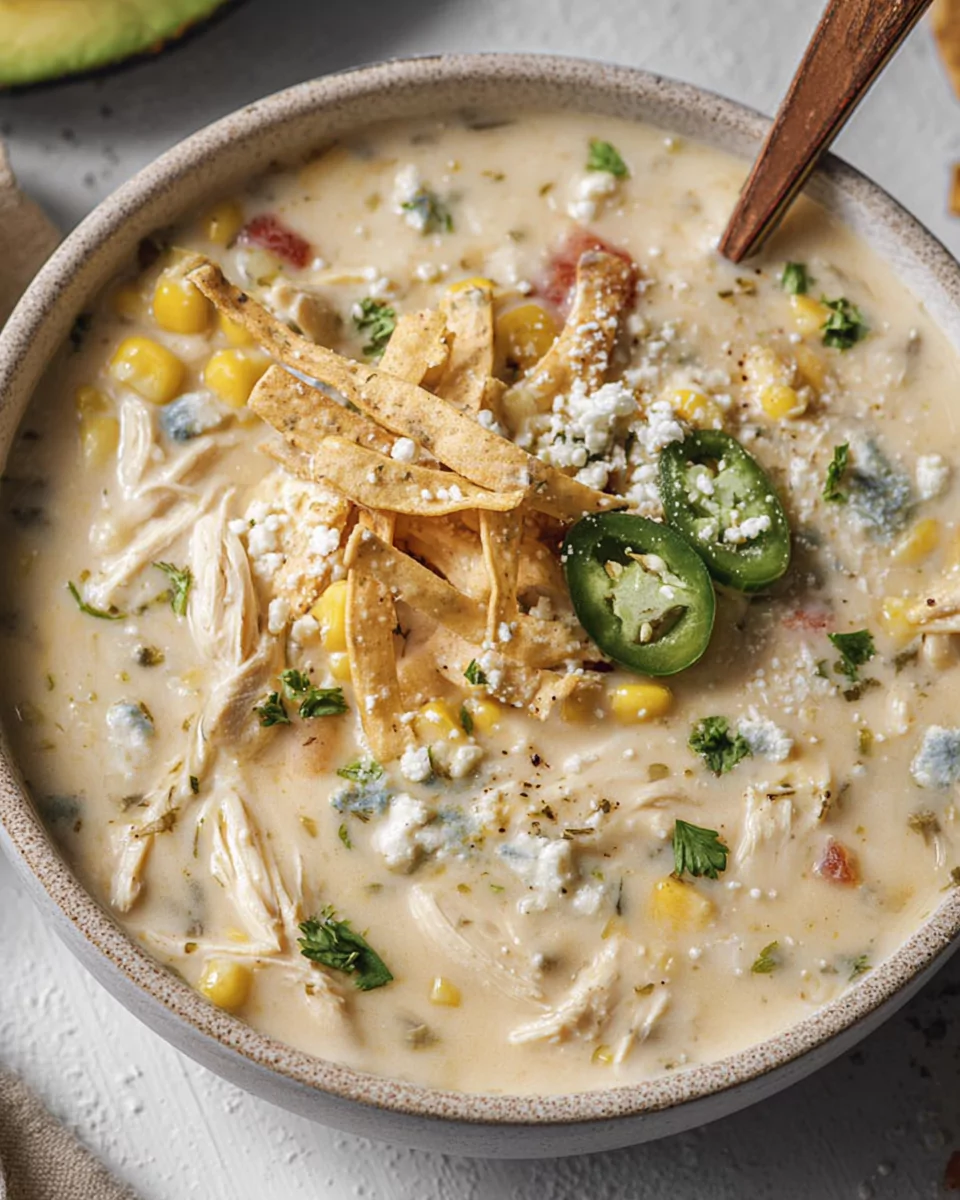 Mexican Street Corn White Chicken Chili: Bold, Creamy, and Irresistible Flavor Fusion