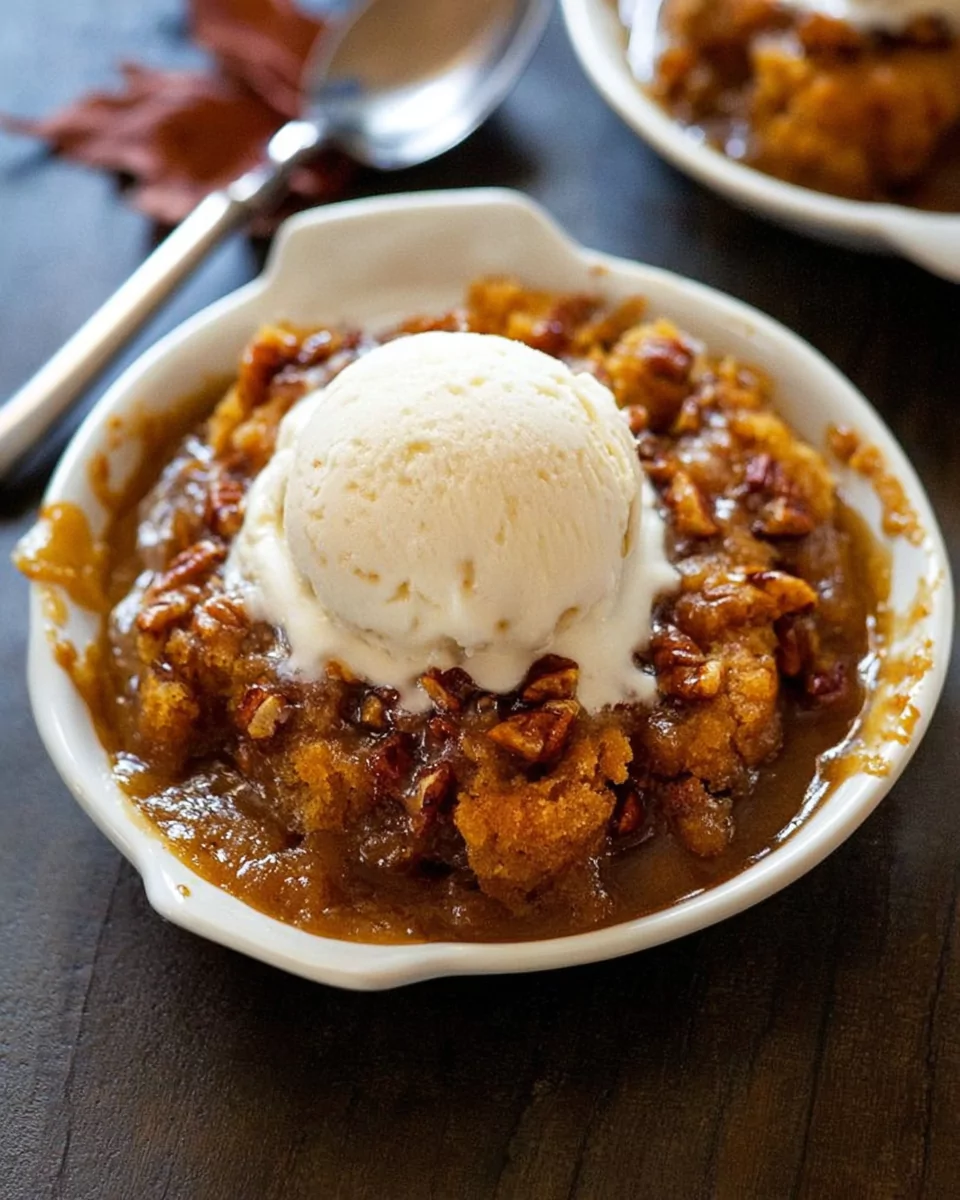 Pumpkin Pecan Cobbler – A Warm, Spiced Fall Delight