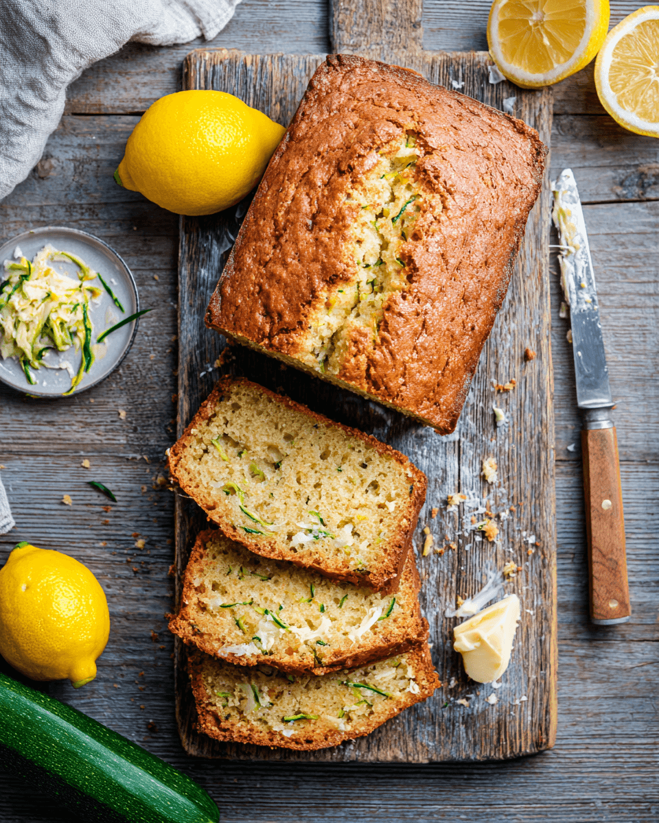 Luscious Lemon Zucchini Bread – Moist, Bright & Bursting with Flavor