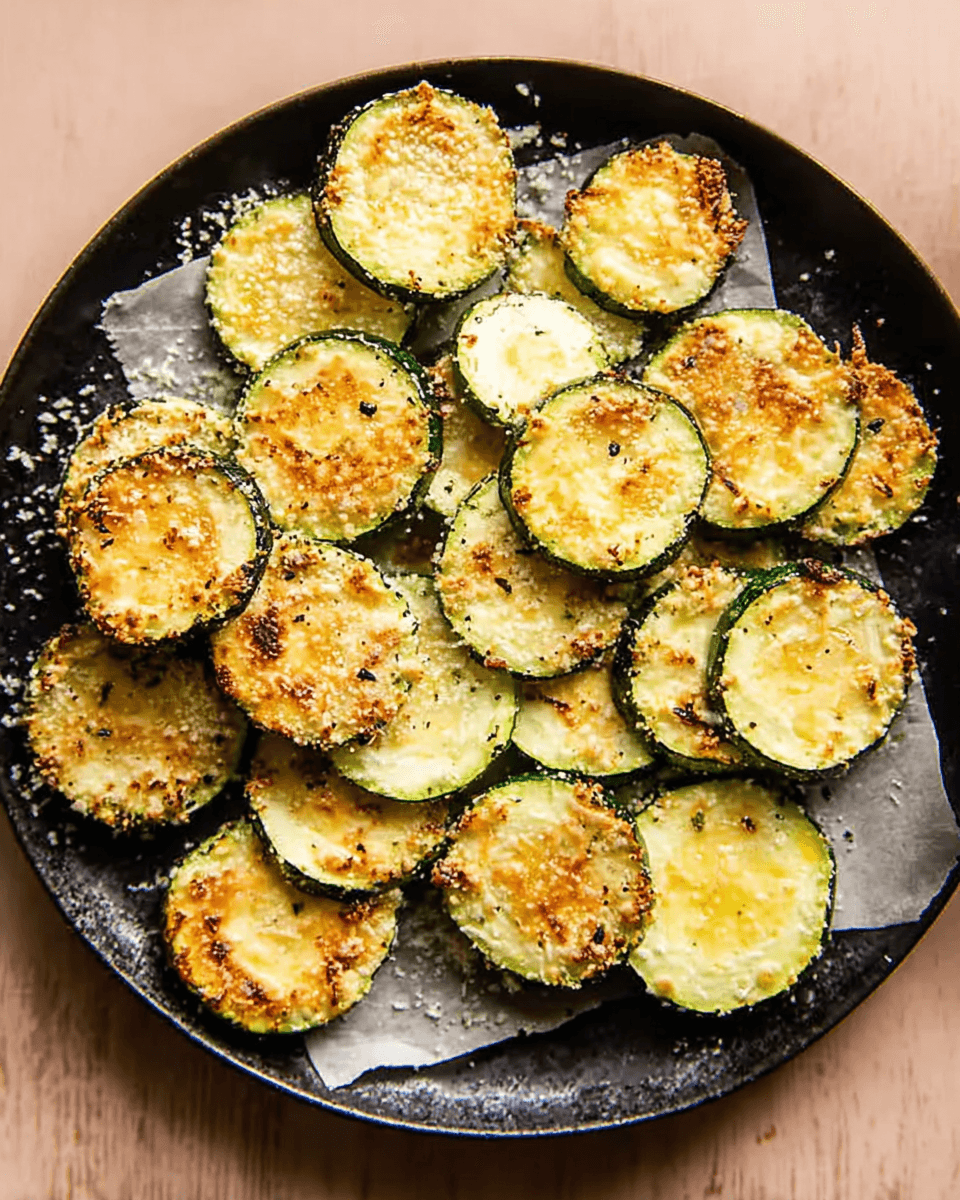 Baked Parmesan Zucchini: Crispy, Cheesy & So Easy