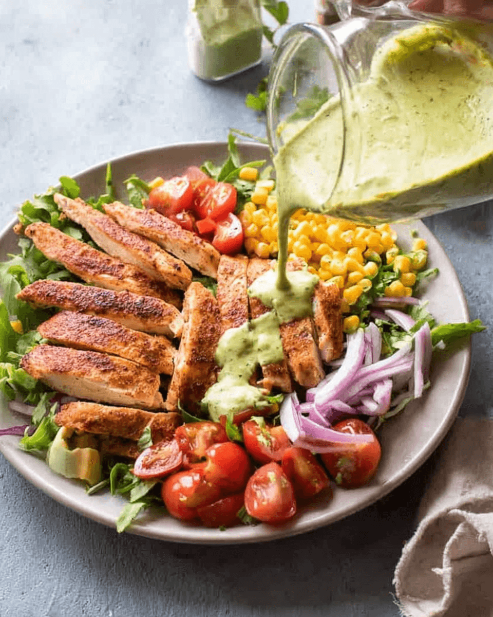 Chicken Salad with Avocado Dressing (Creamy, Healthy & Packed with Flavor)
